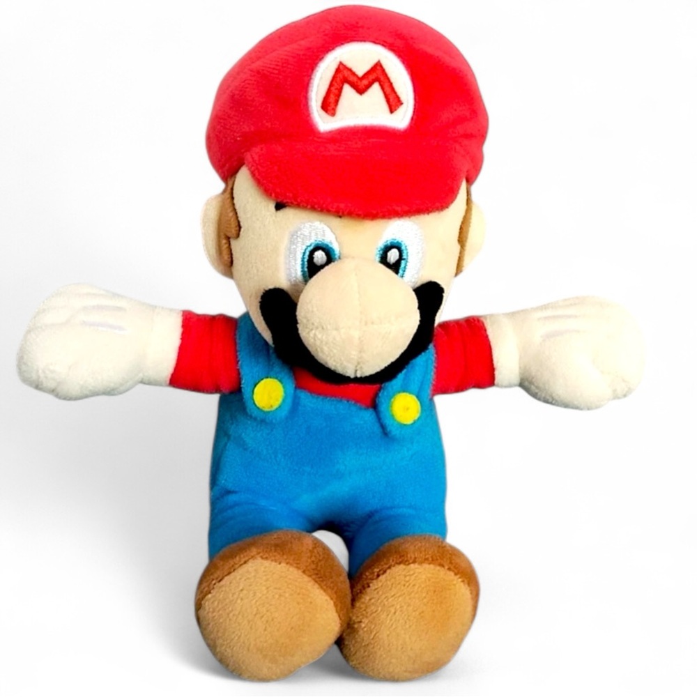 Super Mario Plush Little Buddy 9” Nintendo Red Blue‎ Collectible Toy 2023
